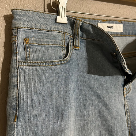 Vans mid rise torn knees skinny stretch jeans size 13 - Picture 11 of 11